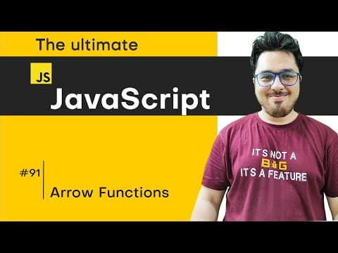 Arrow Functions Revisited | JavaScript Tutorial in Hindi #91 thumbnail