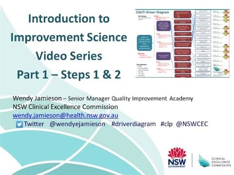 Introduction to Improvement Science Video Series: Introduction + Steps 1 + 2 thumbnail