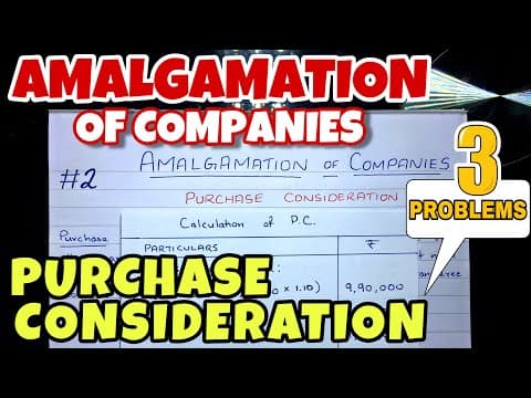 What Is Purchase Consideration in Company Amalgamation? thumbnail
