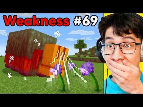 Testing Minecraft Mob Weaknesses That Are Actually Real? thumbnail