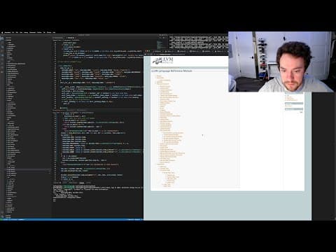 George Hotz | Programming | tinygrad: LLVM backend | github.com/geohot/tinygrad/tree/llvm | llvmlite thumbnail