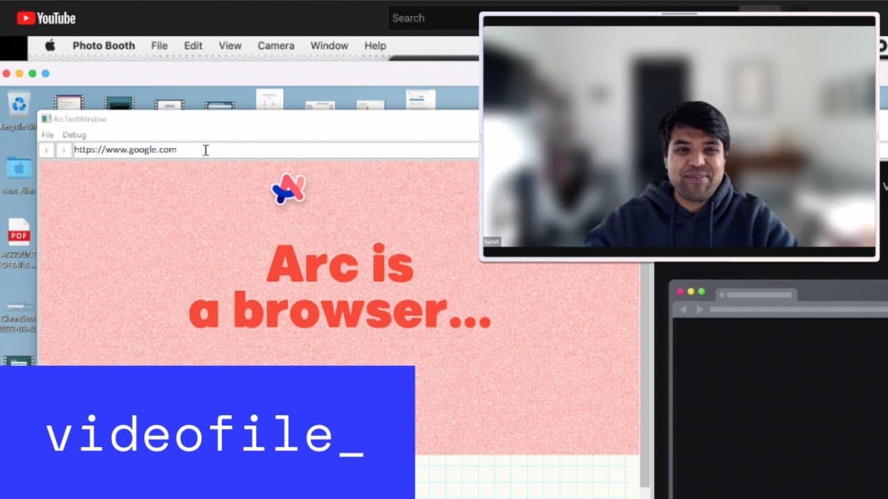 YouTube video player