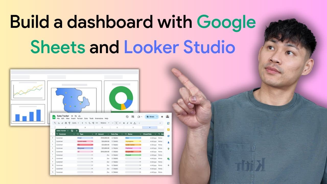 How to Build a Dashboard in Google Sheets using Looker Studio for ...