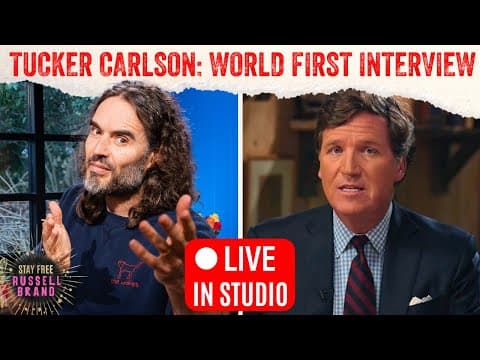 LIVE: Tucker Carlson’s WORLD FIRST Interview Since Leaving Fox! - #163 - Stay Free PREVIEW thumbnail