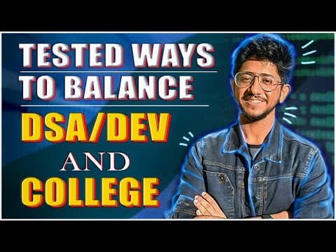Tested strategies to balance it all! | FAQ for DSA and CP | Vivek Gupta thumbnail