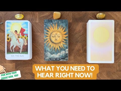 What You Need To Hear Right Now! | Timeless Reading thumbnail