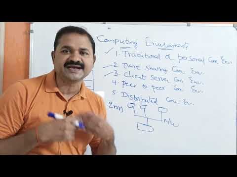 Computing Environments in Operating Systems || Distributed Systems || Traditional | peer to peer thumbnail