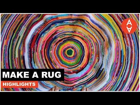 How to Make a Rug from Old Clothes and Fabric Scraps thumbnail