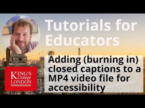 How to Add Closed Captions to an MP4 Video thumbnail