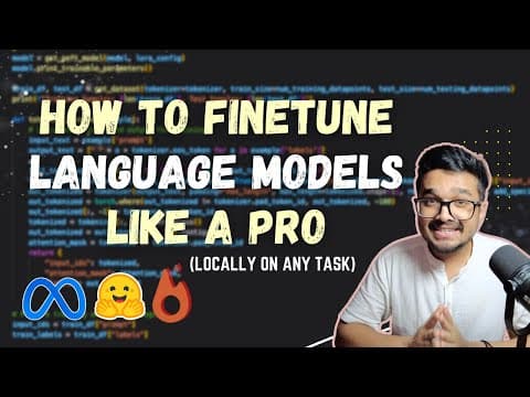 Finetune LLMs to teach them ANYTHING with Huggingface and Pytorch | Step-by-step tutorial thumbnail
