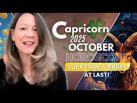 Opportunities For Changes In Career and Romance 🔆 CAPRICORN OCTOBER 2025 HOROSCOPE. thumbnail