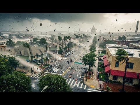 Washington D.C in Chaos! Violent Storm, Floods Destroys Homes, Cars in Chicago thumbnail