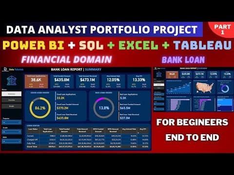Data Analyst Portfolio Project | Finance Domain | Start to End | For Beginners | Part 1 thumbnail