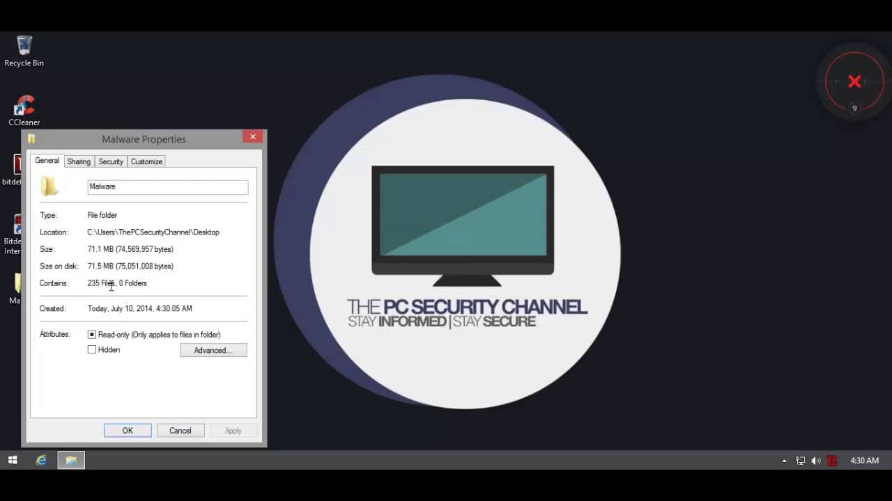 YouTube video player