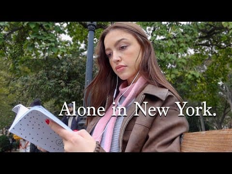 living alone in New York // VLOG thumbnail
