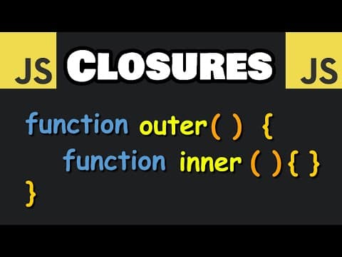 How do JavaScript closures work in 10 minutes? thumbnail
