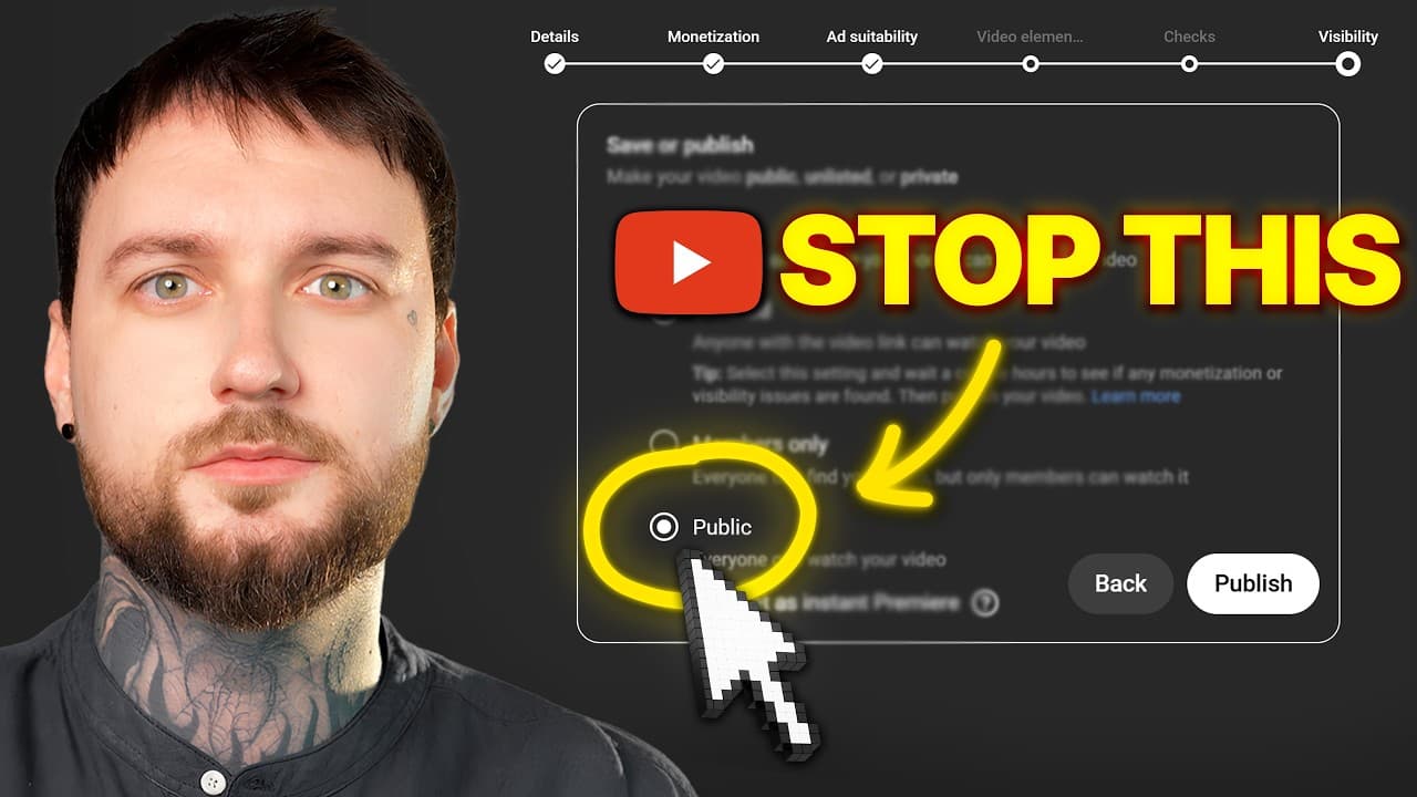 YouTube video player