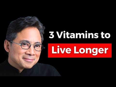 3 Supplements to Regenerate Stem Cells & LIVE LONGER 🔥 Dr. William Li's Top 3 Vitamin Choices thumbnail