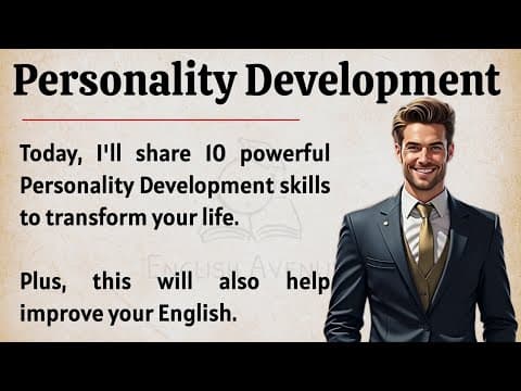 How Can 10 Powerful Personality Development Skills Transform Your Life and Improve Your English? | ESL thumbnail