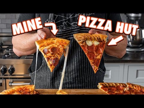 Making Pizza Hut Stuffed Crust At Home | But Better thumbnail