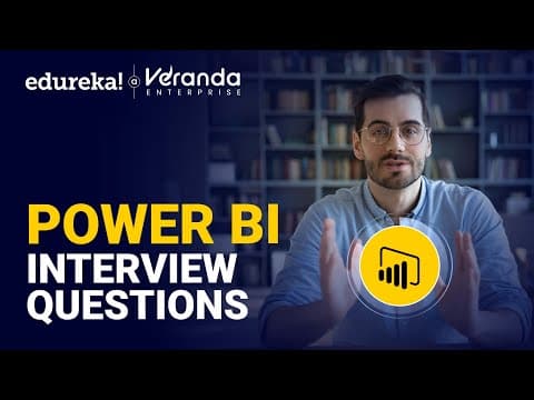 Power BI Interview Questions | Top 30 Power BI Interview Questions and Answers | Edureka thumbnail
