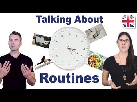 Talk About Your Daily Routine in English - Spoken English Lesson thumbnail