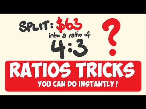 How to Learn Ratios Easily thumbnail