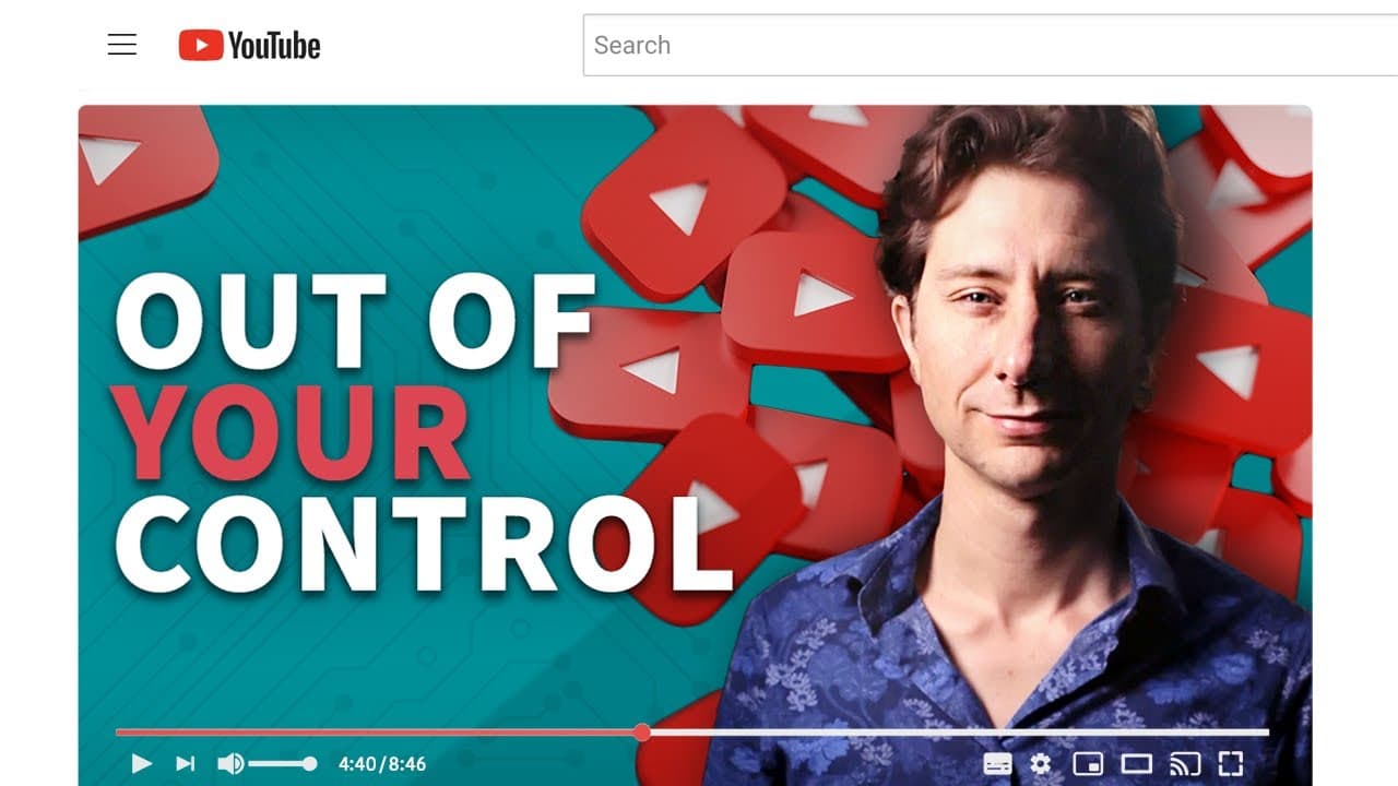 YouTube video player