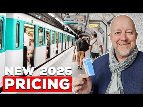 How to buy Metro Tickets in Paris (2025 Pricing UPDATE) thumbnail