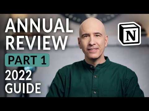 ANNUAL REVIEW Ultimate Guide - with Notion (or without) - Part 1 of 2 thumbnail