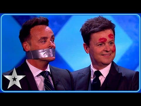 When Ant & Dec JOIN IN on the ACTS! | Series 18 | Britain's Got Talent thumbnail