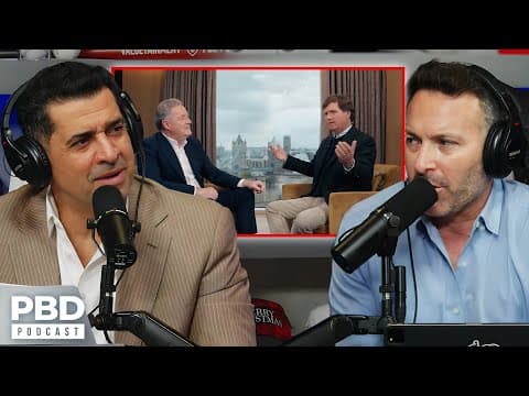“King Of Rage Baiting” - Tucker Carlson DOWNPLAYS Tommy Robinson & UK's Islamic Invasion thumbnail