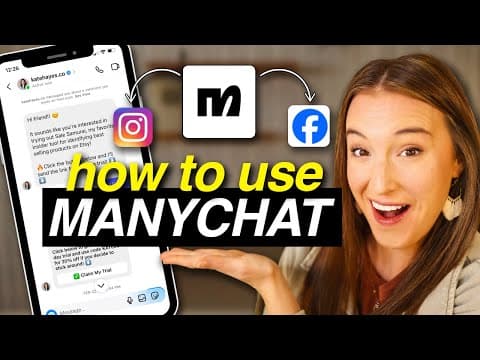 How to Use MANYCHAT for Beginners 💻 (Manychat Tutorial 2026) thumbnail