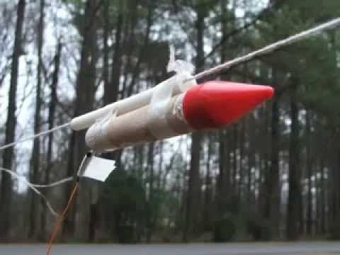 How to Light a Bonfire Using Homemade Rockets thumbnail