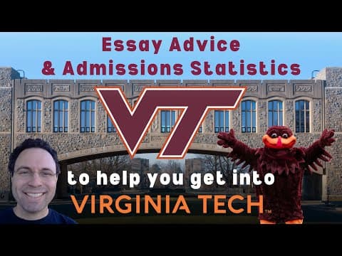 Virginia Tech: Essay Advice + Admissions & Enrollment Statistics thumbnail