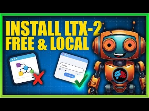 Run LTX-2 Locally with LOW VRAM! Unlimited AI Videos (one-click install) thumbnail