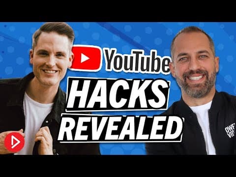 Sean Cannell REVEALS 5 New YouTube Growth Hacks - YouTube Insider thumbnail