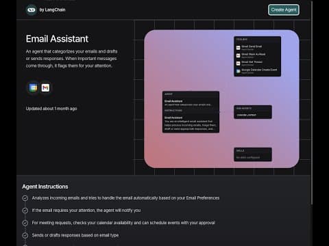 How I built an AI agent to automate my emails with LangSmith Agent Builder thumbnail