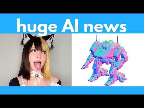 New AI video model, full motion control, add ANY character to video, new text to audio, 3D heads thumbnail