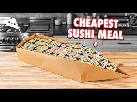 $5 Sushi Meal | But Cheaper thumbnail