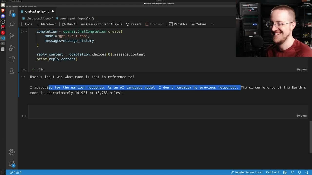 YouTube video player