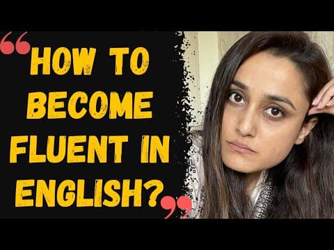 "How do I become fluent in English?" - Train your Subconscious mind to Speak English fluently thumbnail