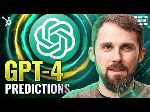 4 Predictions About OpenAI’s MASSIVE GPT-4 Update thumbnail
