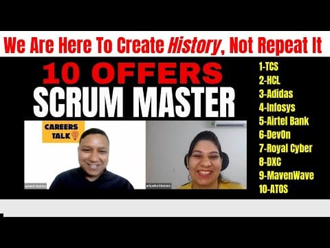 [𝐑𝐄𝐀𝐋 𝐖𝐎𝐑𝐋𝐃] scrum master interview questions and answers ⭐ agile interview questions⭐[𝑷𝑨𝑹𝑻-1/6] thumbnail