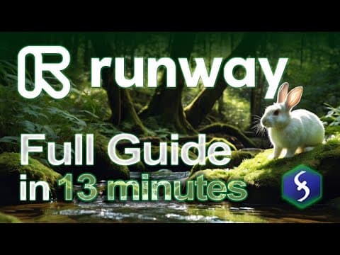 Runway AI - Tutorial for Beginners in 13 MINUTES !  [ FULL GUIDE ] thumbnail