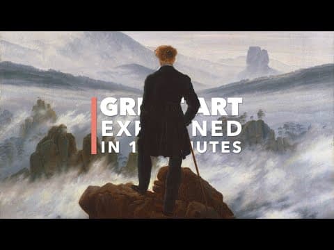 What Themes Does Caspar David Friedrich Explore in 'Wanderer Above the Sea of Fog'? thumbnail