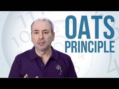 Personal Time Management - How to Apply the  OATS Principle thumbnail
