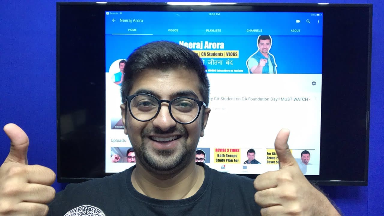 YouTube video player
