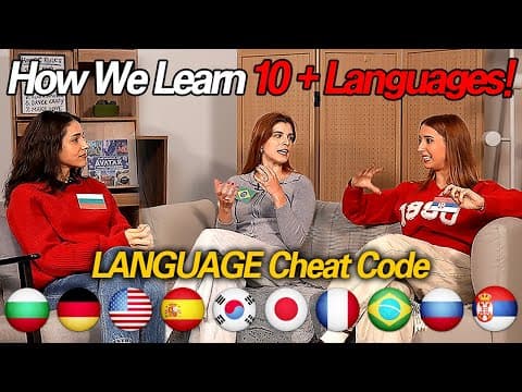 How 3 Polylglots Learned 10 Languages! l Reason Why Apps Are Not Good Way For Learn! *Special Tips!* thumbnail