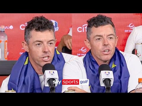 Rory McIlroy CRITICISES Ryder Cup crowd thumbnail
